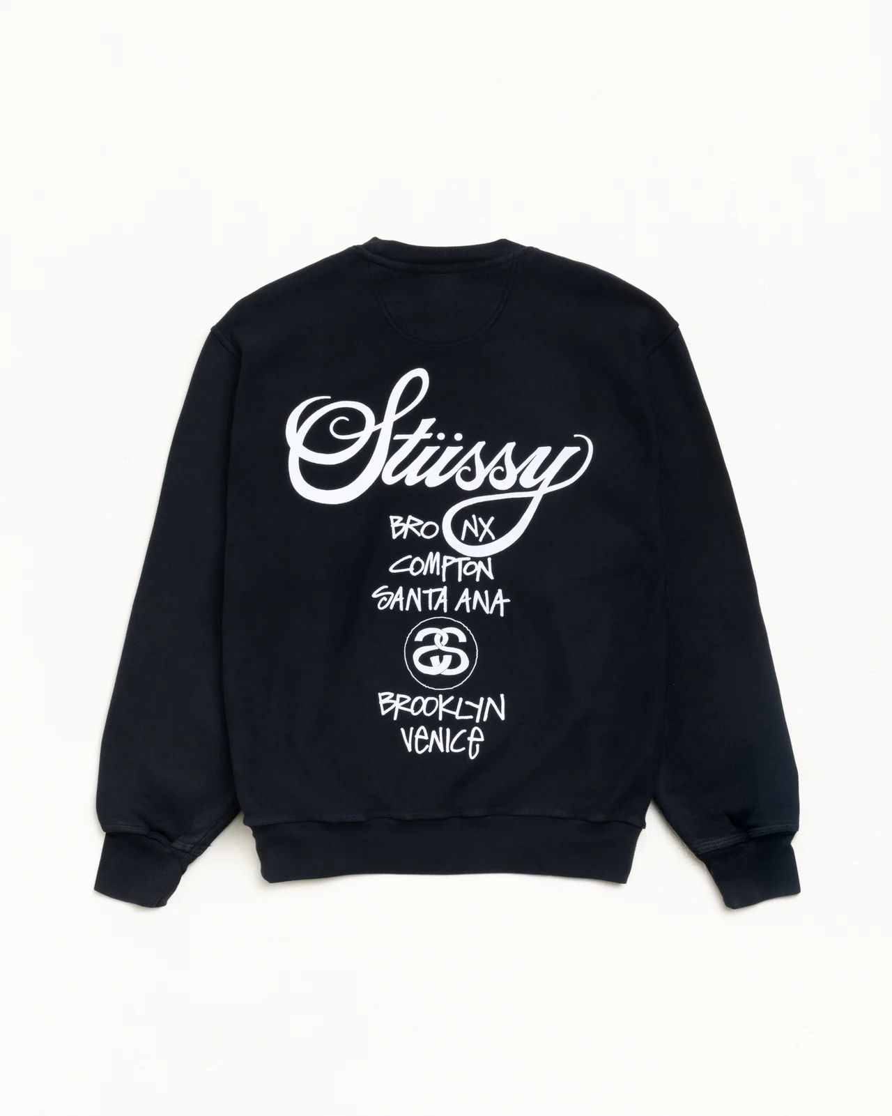 STUSSY WORLD TOUR CREW PIGMENT DYED LONG SLEEVE TEE product image 2