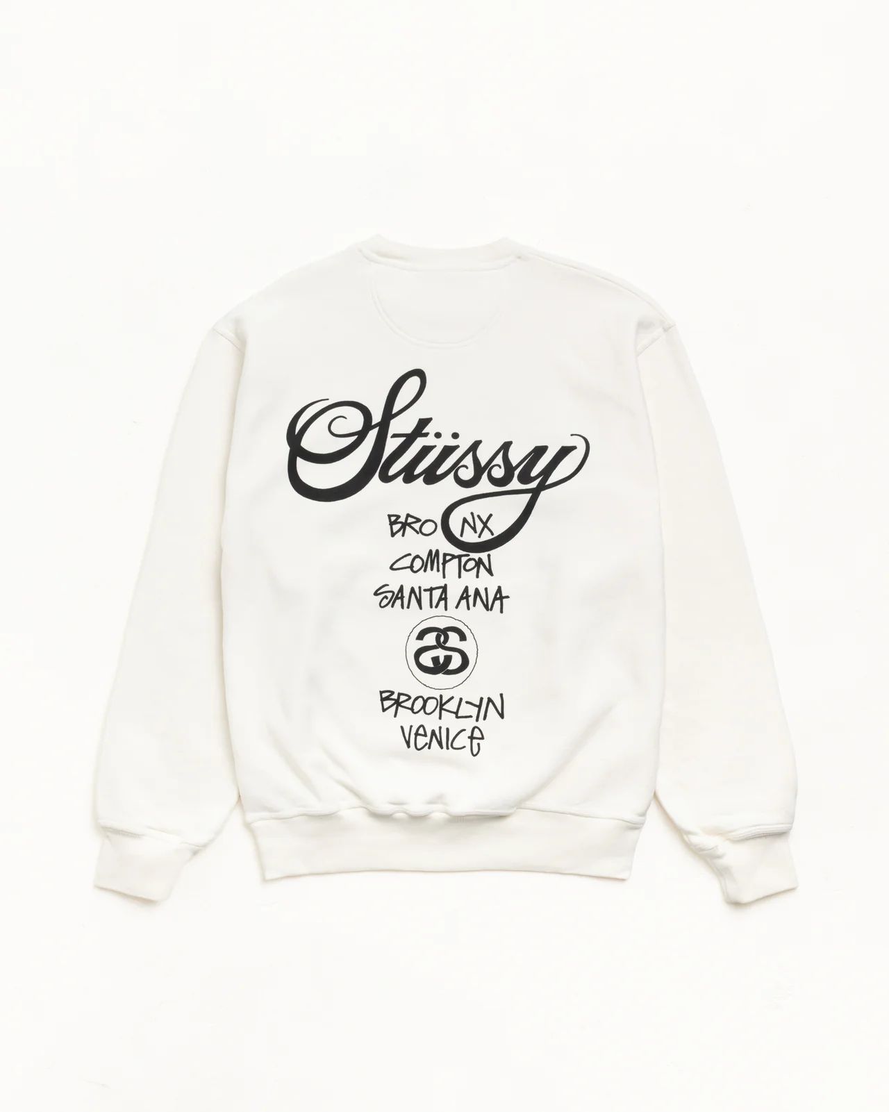 STUSSY WORLD TOUR CREW PIGMENT DYED LONG SLEEVE TEE product image 4