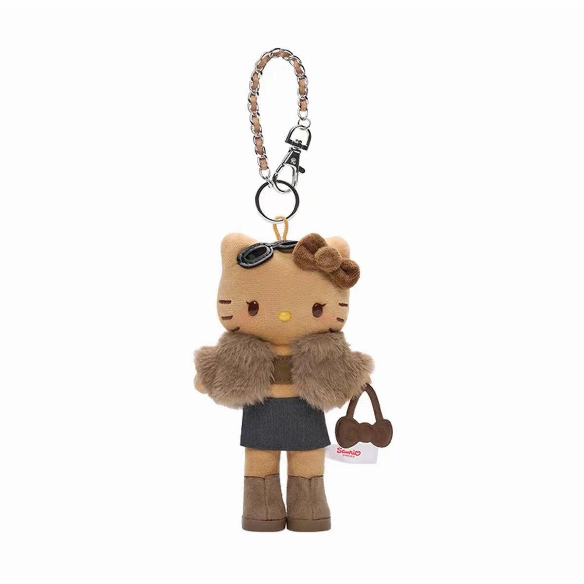 Sanrio China Exclusive Modern Holiday Tan Skin Hello Kitty Long-Legged Fashionista Plush Bag Charm product image 2