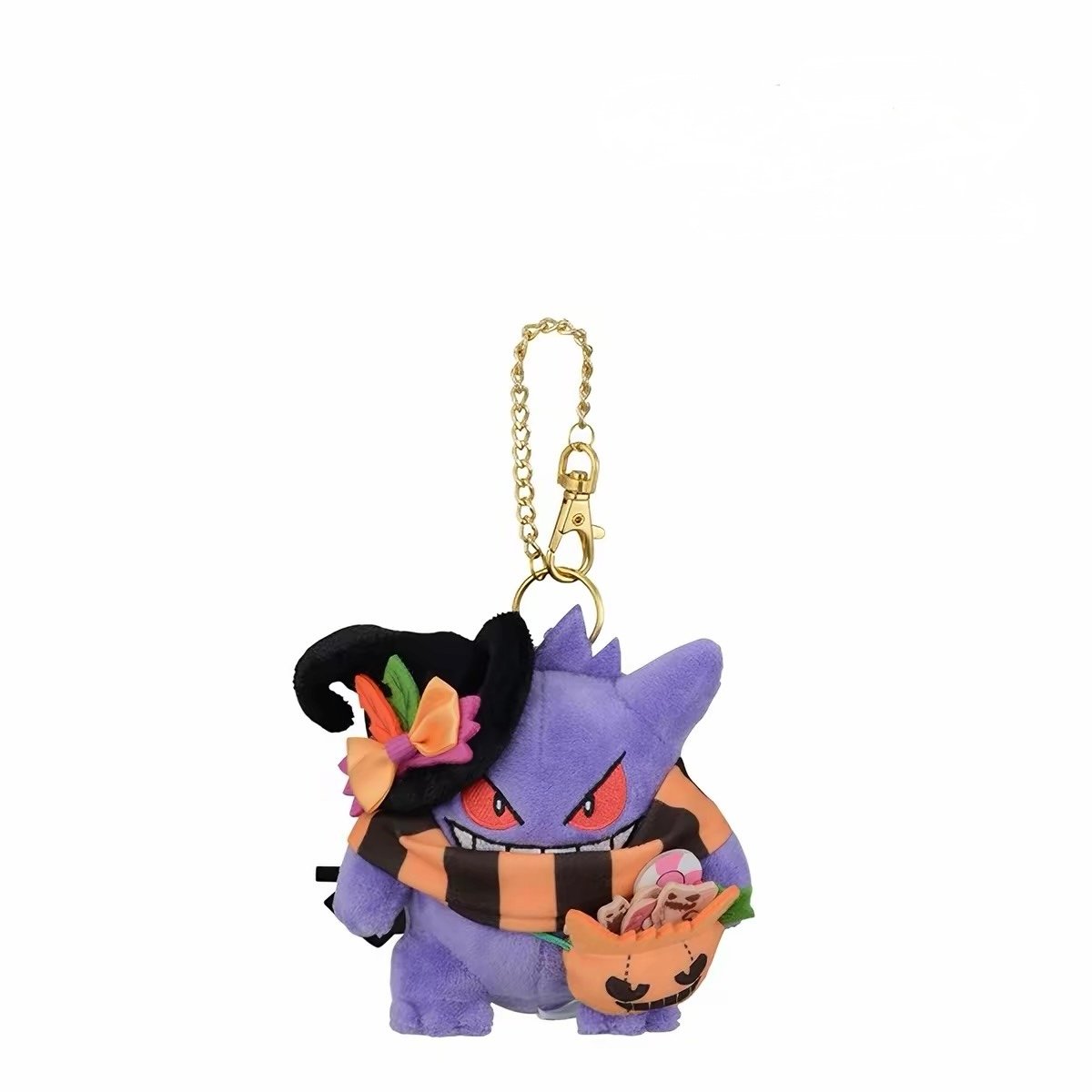 Pokémon Gengar Halloween Plush Doll Keychain – Japanese Exclusive