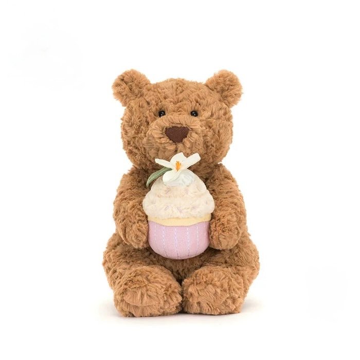 JELLYCAT BARTHOLOMEW BEAR WITH CUPCAKE product image 1