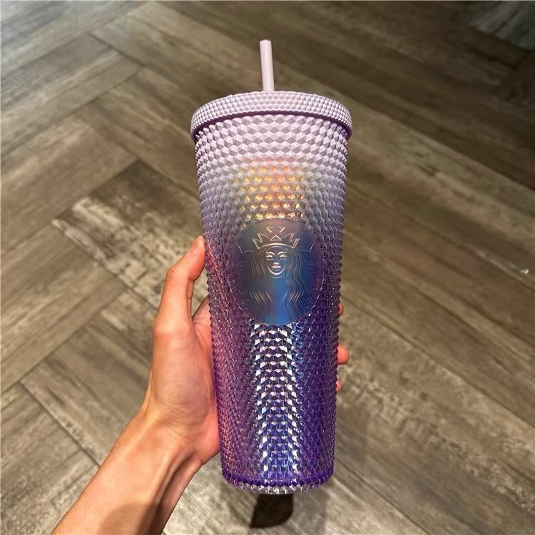 Starbucks Sakura Dreamy Glitter Straw Tumbler