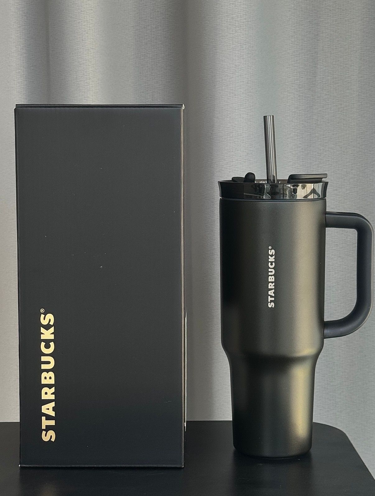 Starbucks 2025 Gilded Stainless Steel Tumbler with Straw  product image 1