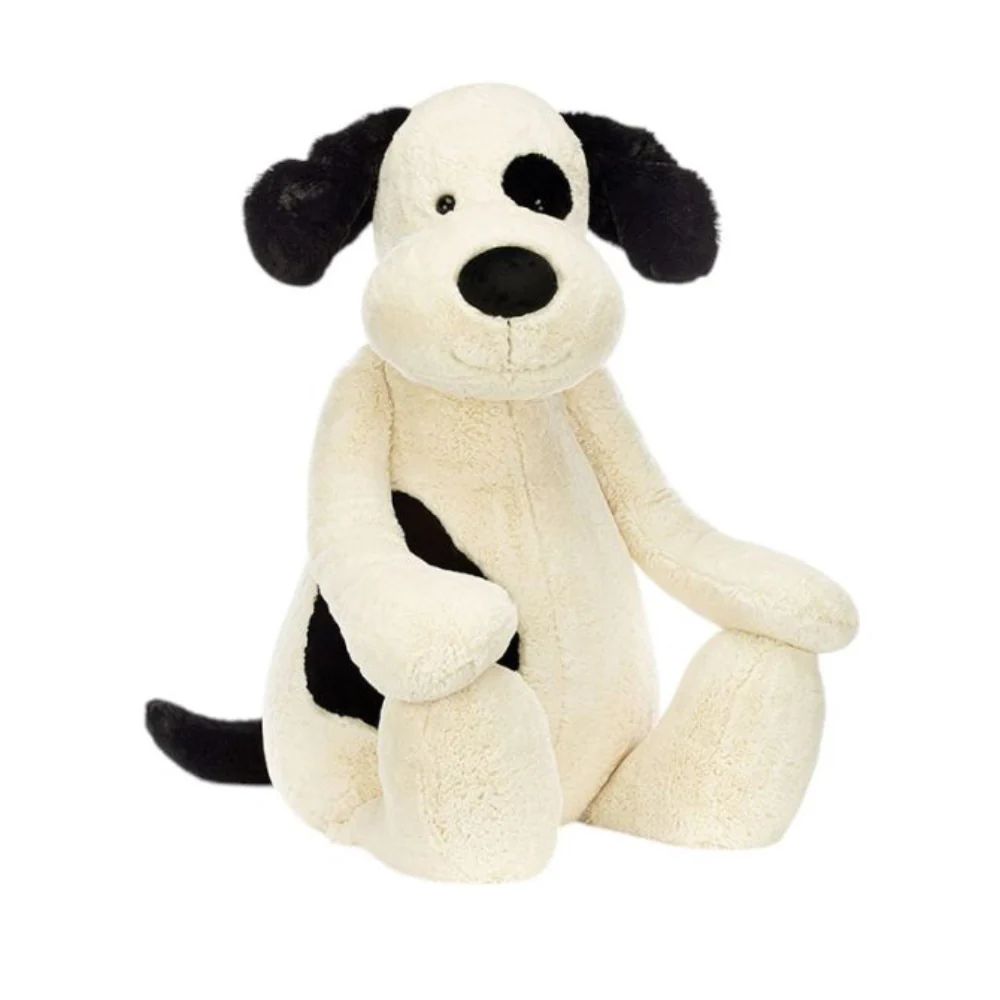 JELLYCAT BASHFUL BLACK & CREAM PUPPY GIGANTIC product image 1
