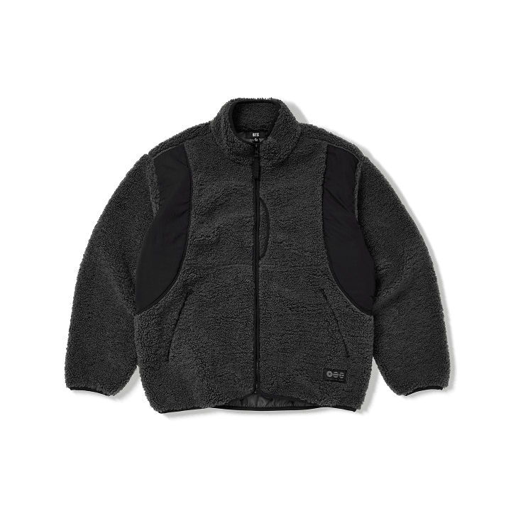 BTS Fleece Jacket (Charcoal)