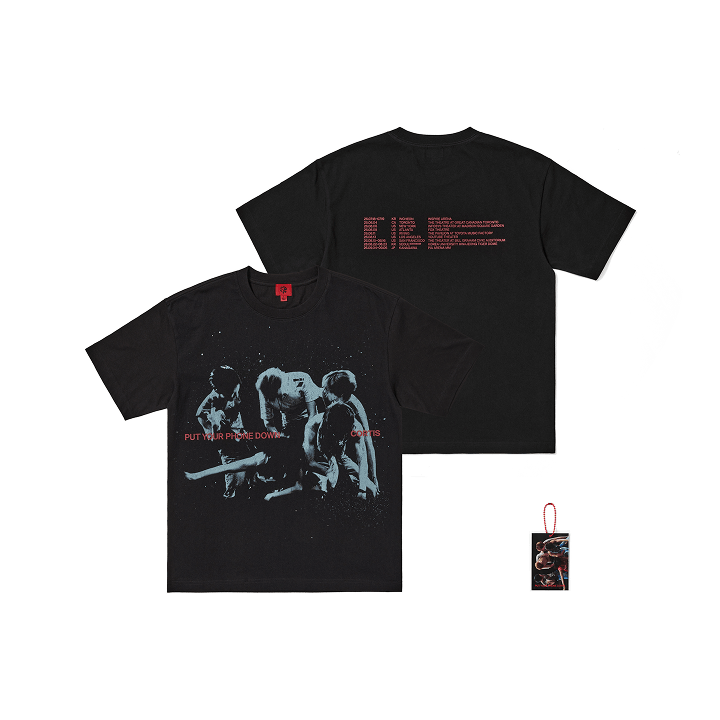 CORTIS TOUR ROUTING T-SHIRT (BLACK)