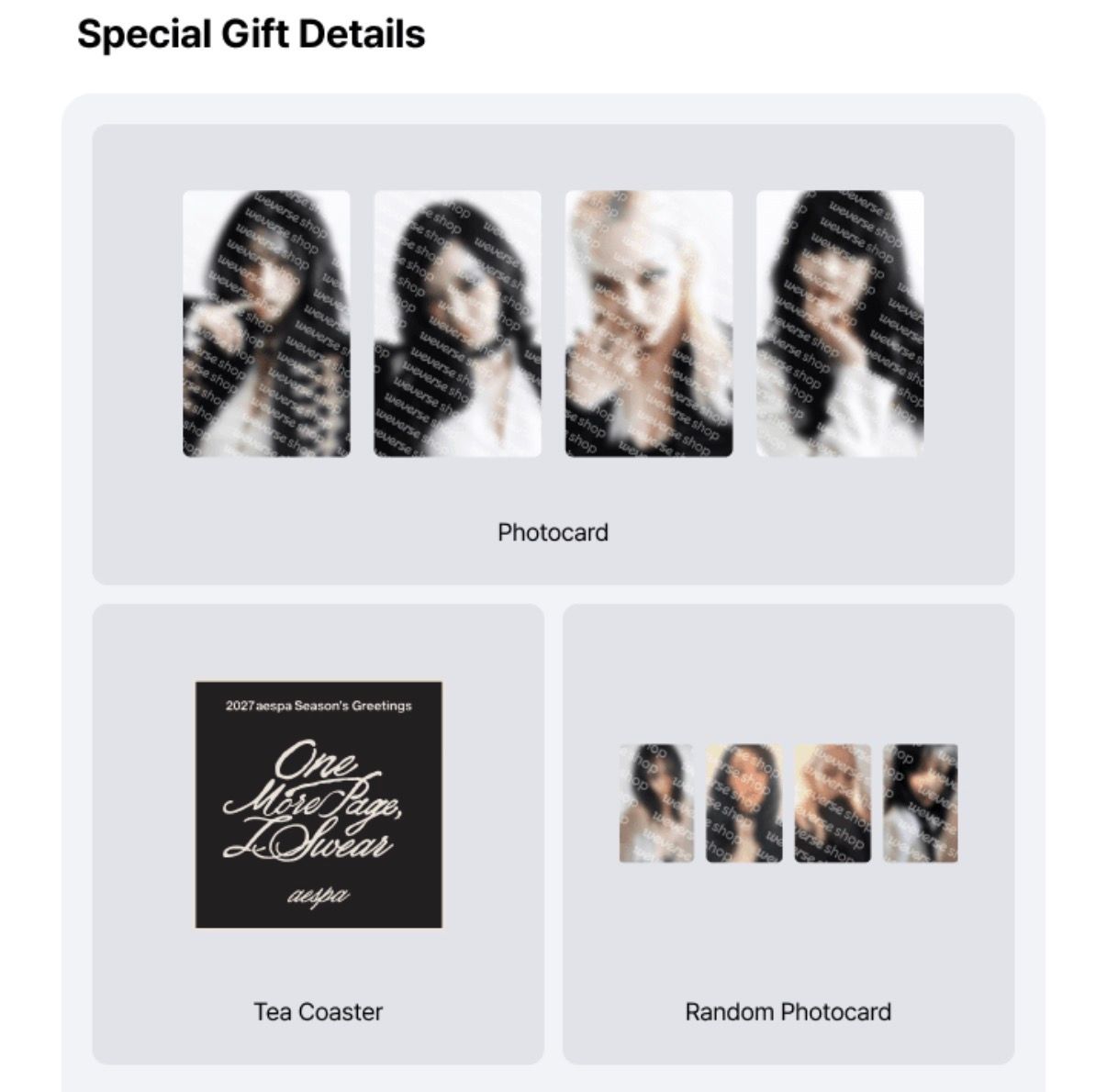 Aespa 2027 Season’s Greeting (Kit) product image 2
