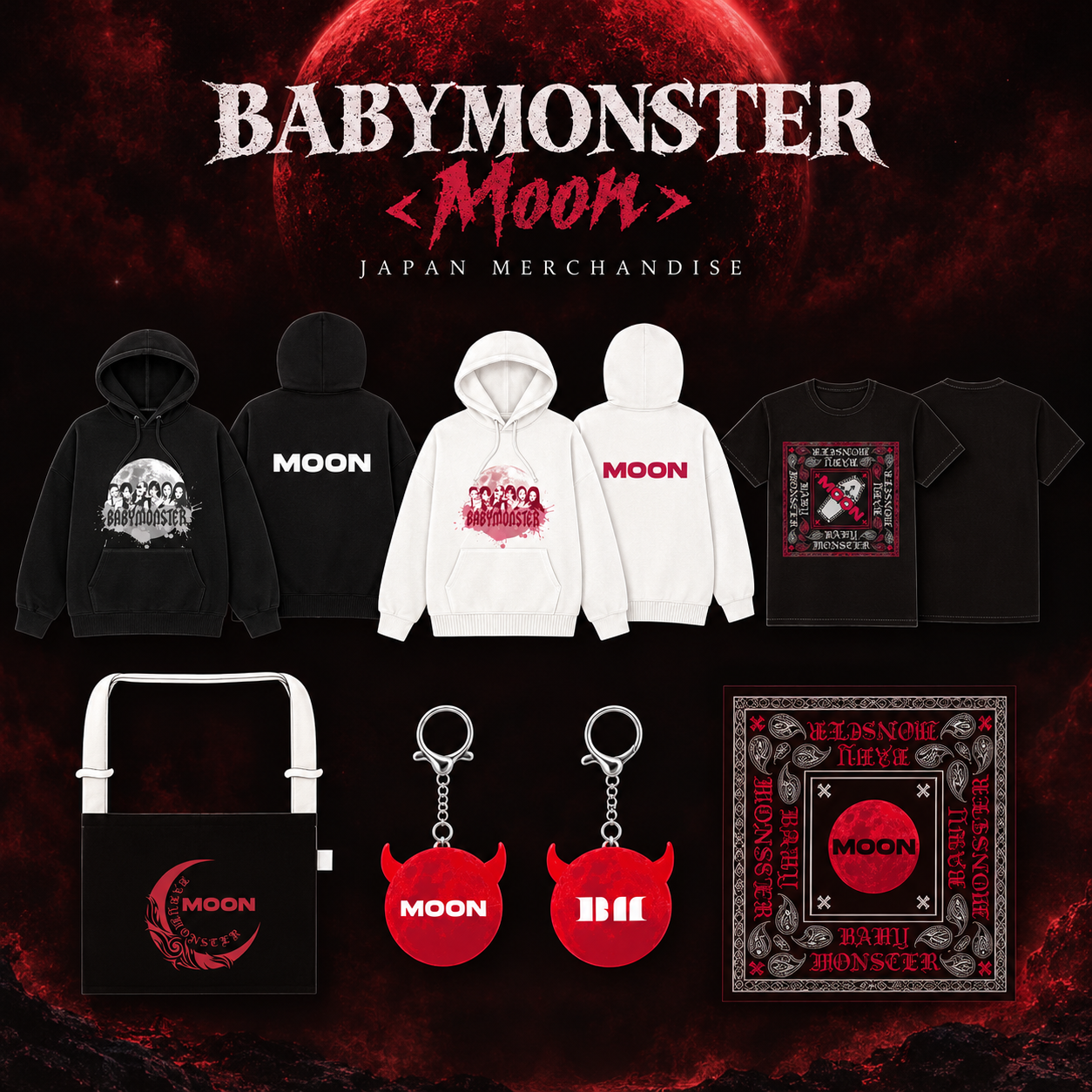 BABYMONSTER <MOON> Scarf product image 1