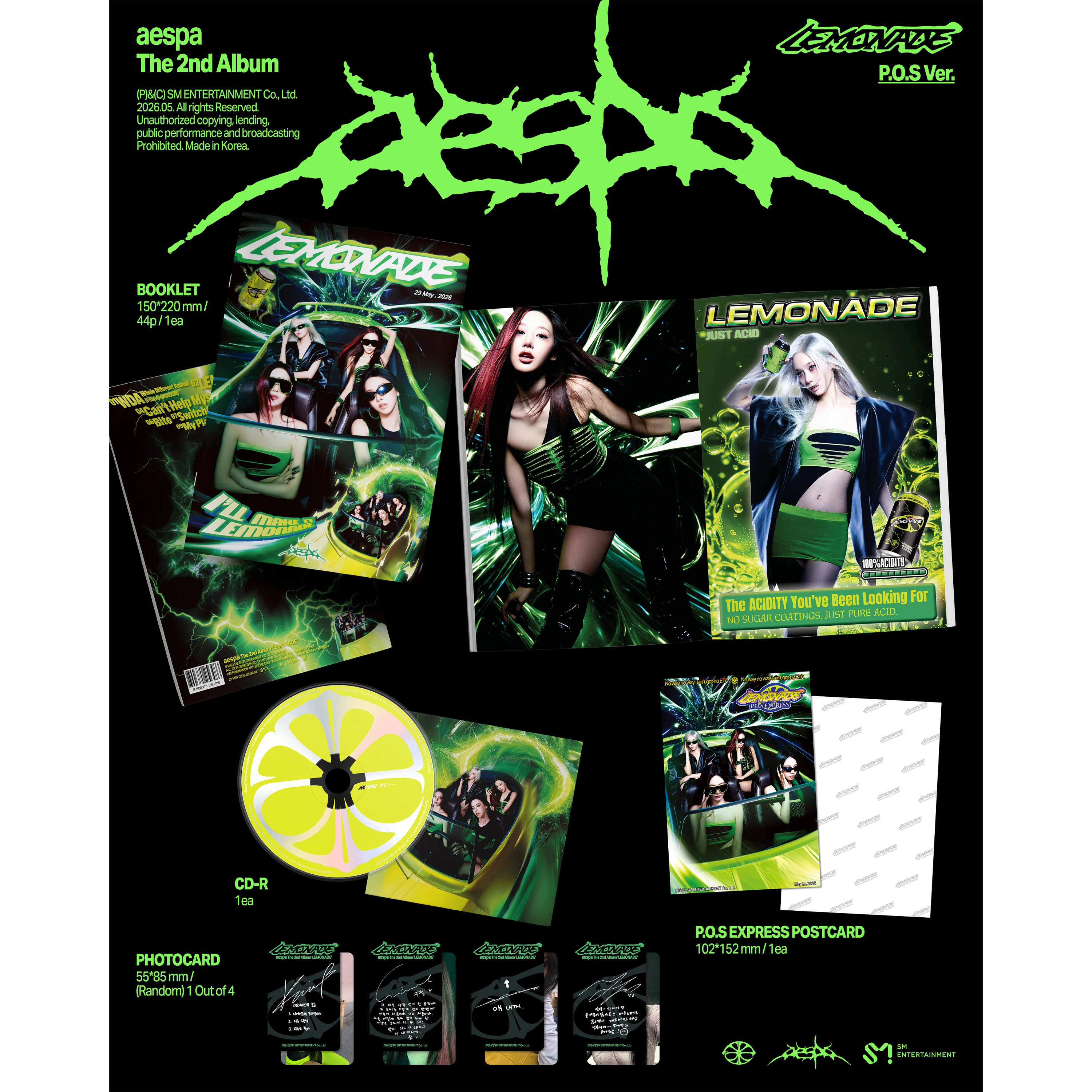 AESPA “The” 2nd Full-Length Album - P.O.S Ver. product image 1