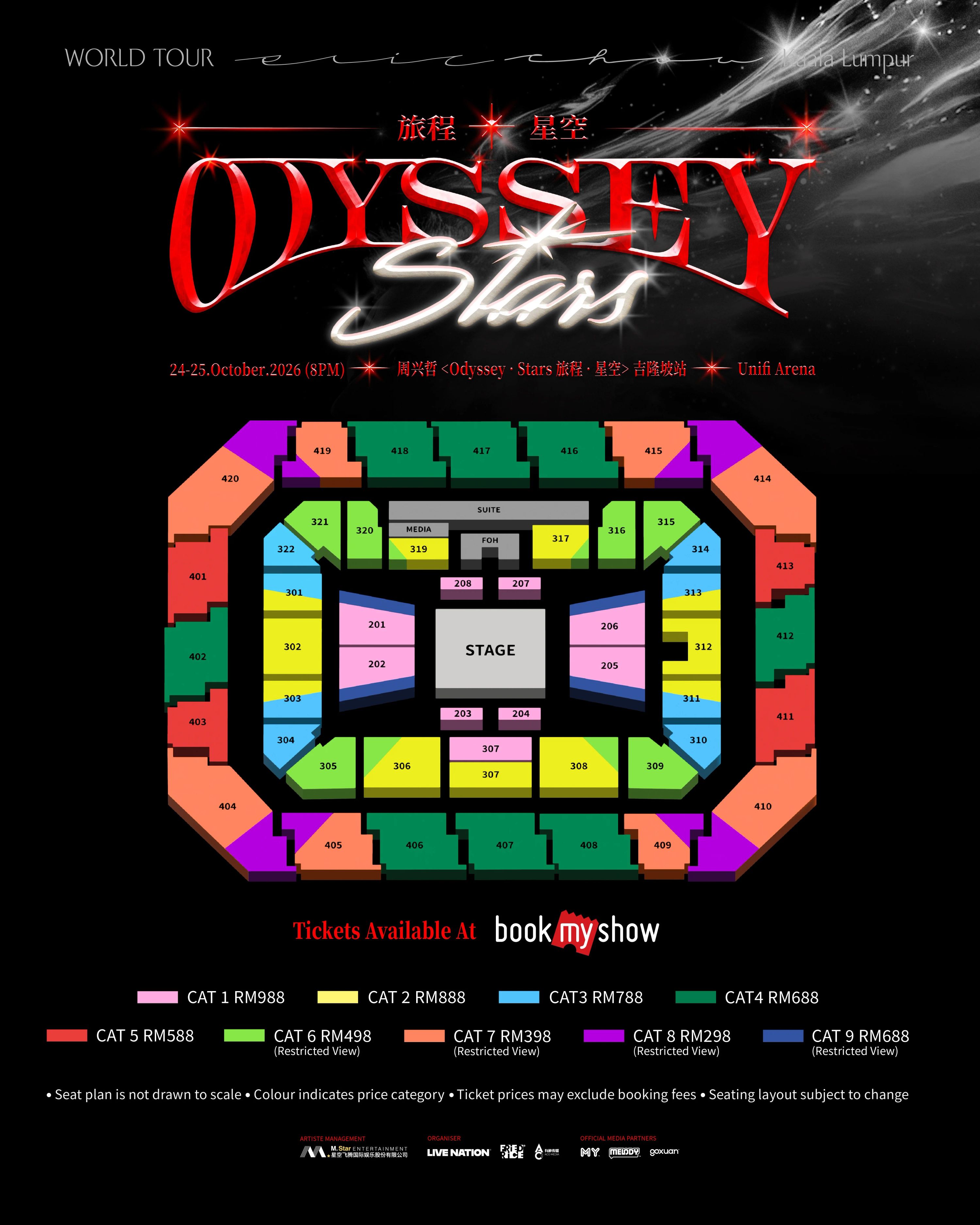 周兴哲《Odyssey · Stars 旅程 · 星空》- 吉隆坡站 product image 1