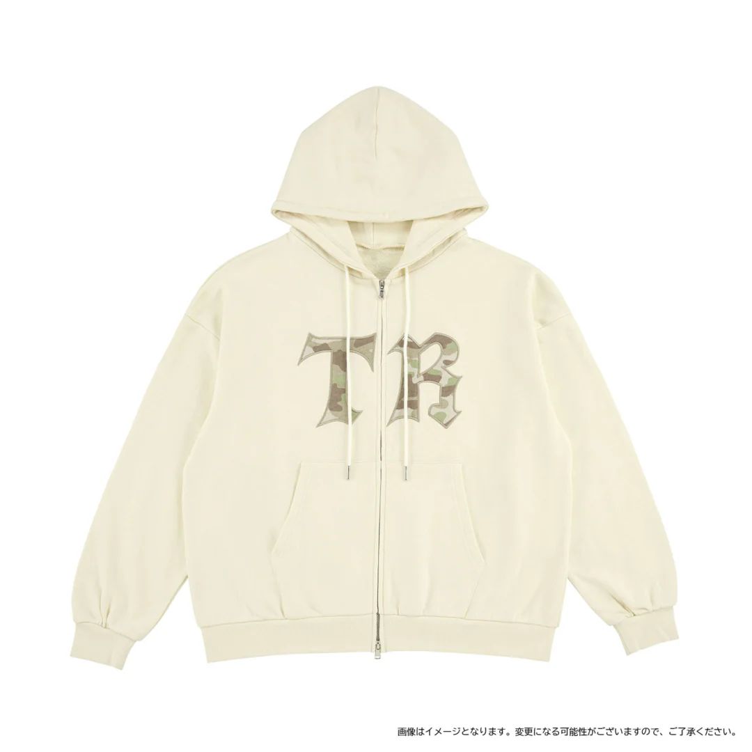 [THE STAGE] TREASURE HOODIE (OFF WHITE/BLACK)