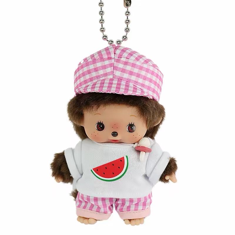 Monchhichi Cute Vinyl Plush Doll Bag Charm – Fashion Accessory 13cm product image 1