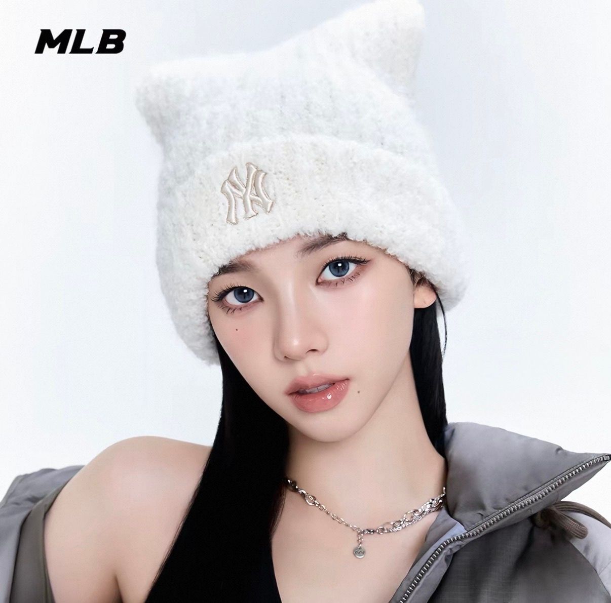 MLB Official KARINA-Style Cat Ear Knit Beanie product image 2