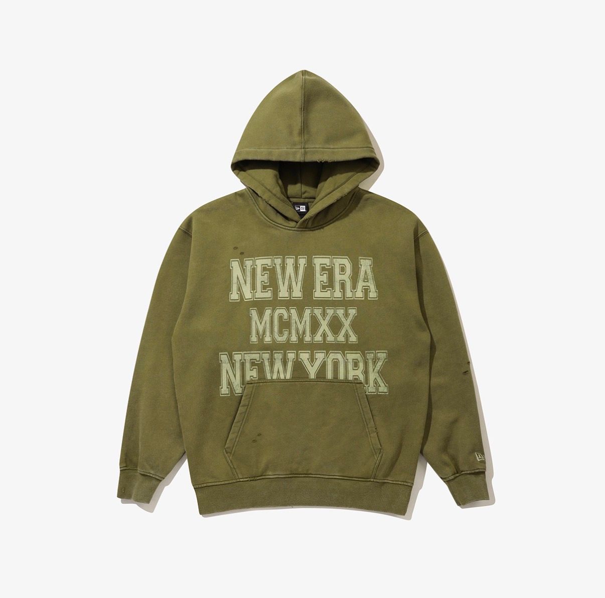 NEW ERA Originator Big Script Hooded Desert Olive (Worn By Sohee) product image 1