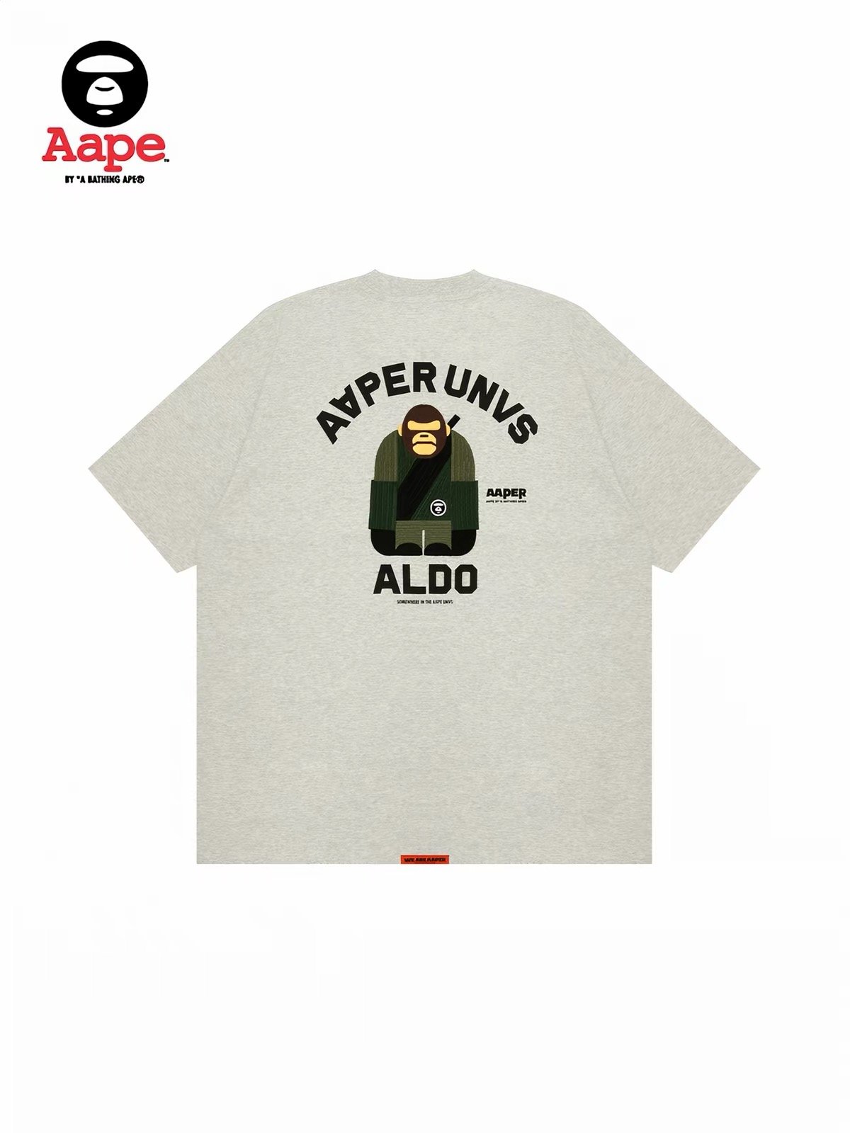 AAPE Ape Squad Embroidered Graphic Relaxed Fit T-Shirt product image 2
