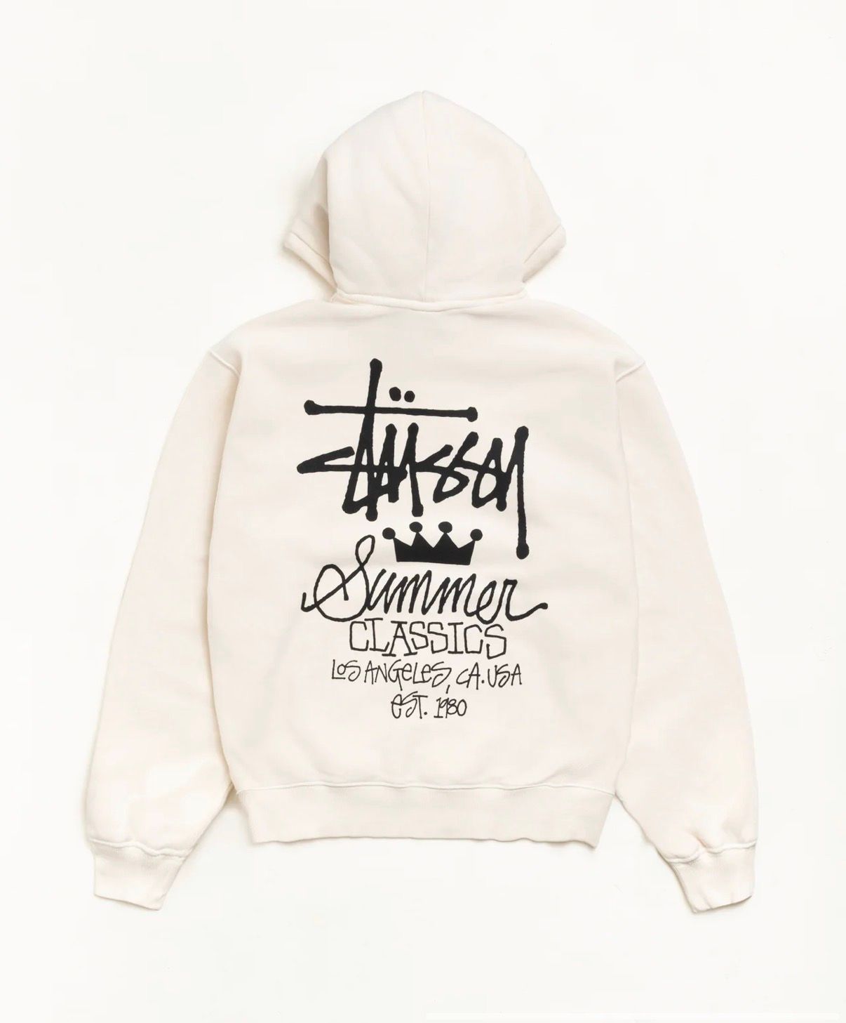 STUSSY SUMMER CLASSICS HOODIE GARMENT DYED