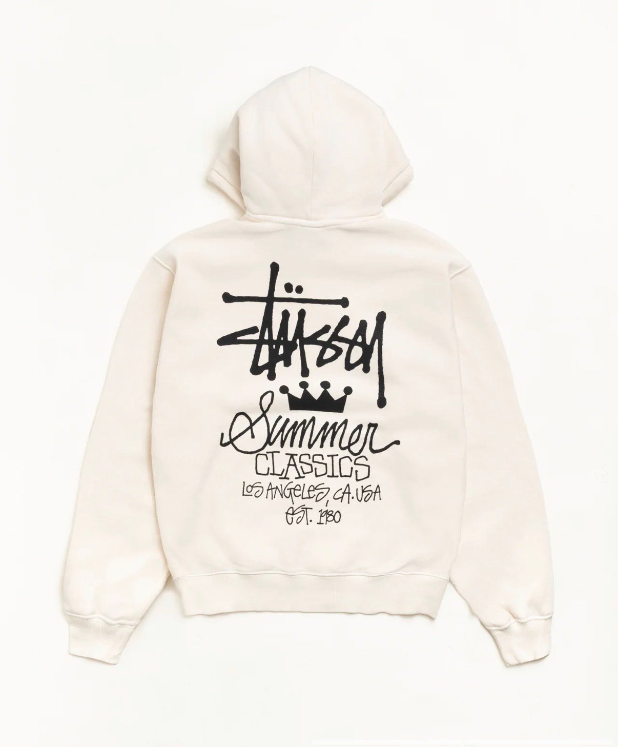STUSSY SUMMER CLASSICS HOODIE GARMENT DYED