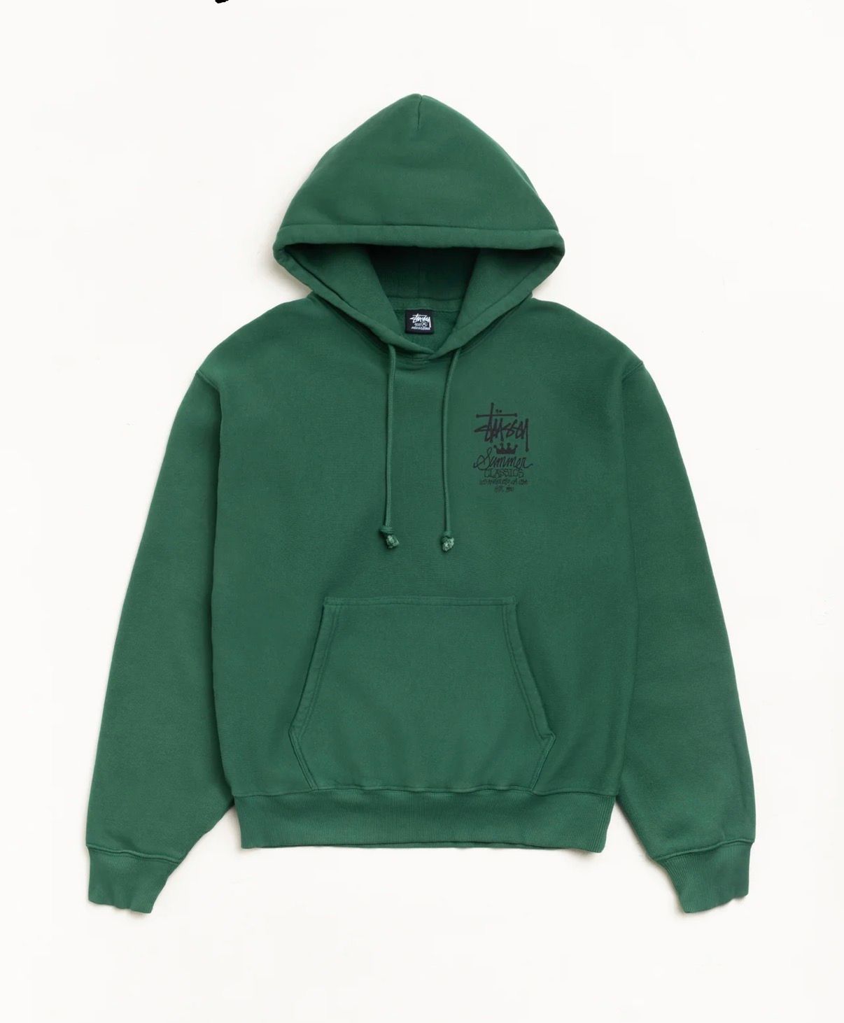 STUSSY SUMMER CLASSICS HOODIE GARMENT DYED product image 6
