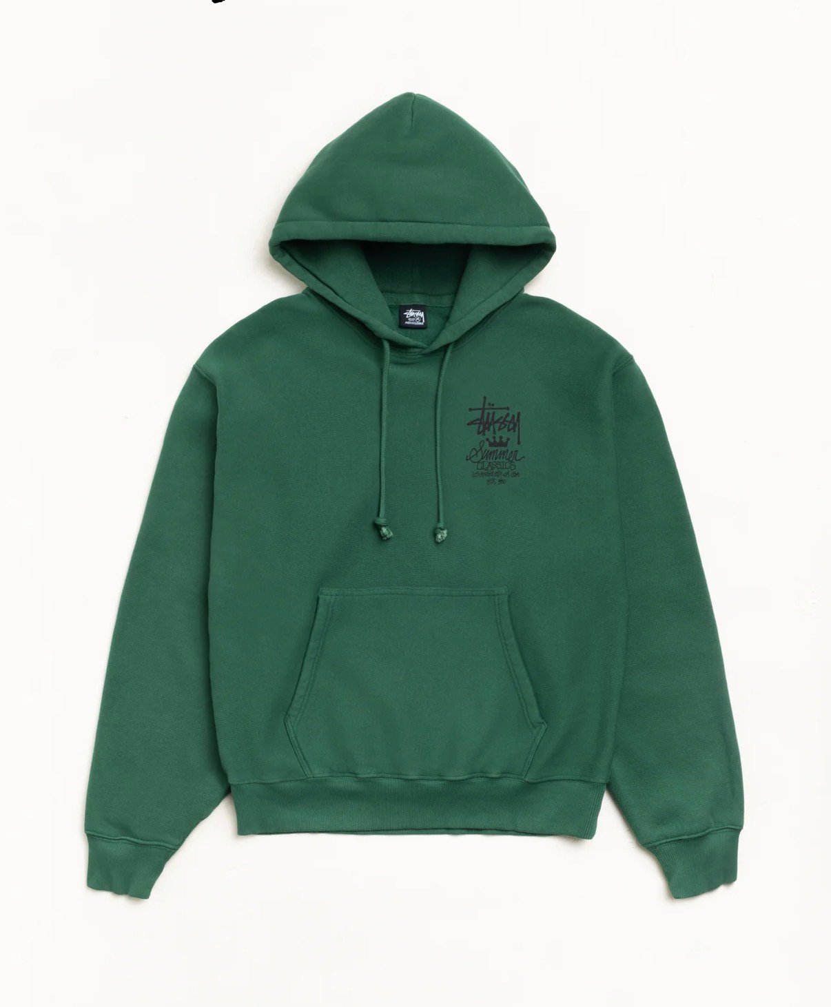 STUSSY SUMMER CLASSICS HOODIE GARMENT DYED product image 6