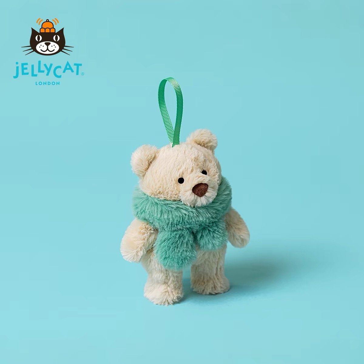 Jellycat Leola Bear Cozy Winter Hanging Plush Charm – 2026 Christmas Collection product image 2