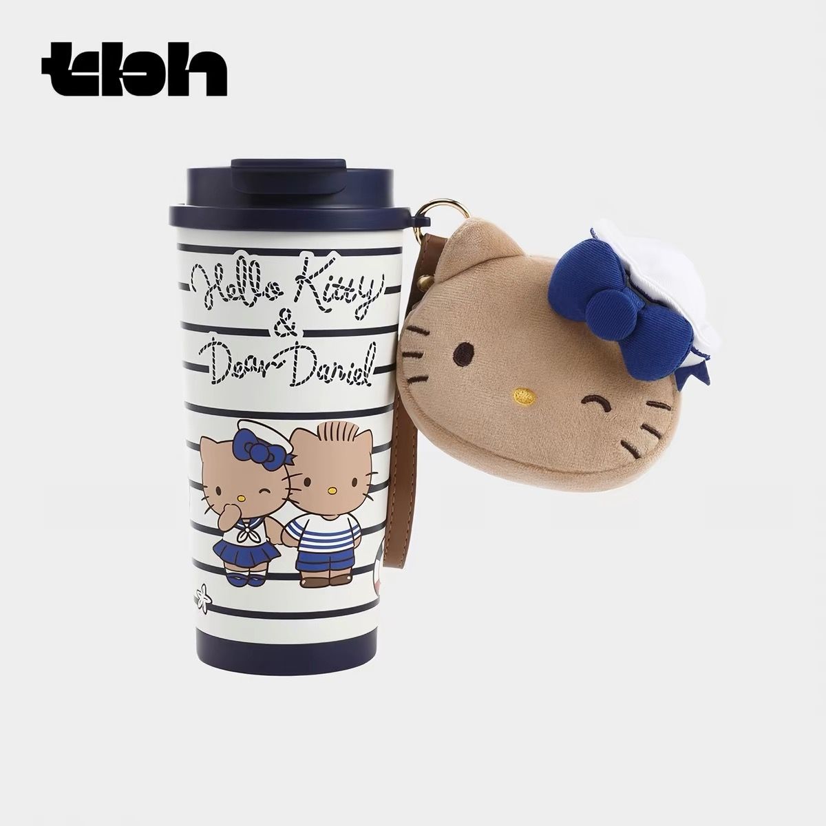 TBH x Hello Kitty Insulated Travel Tumbler Blue White product image 1