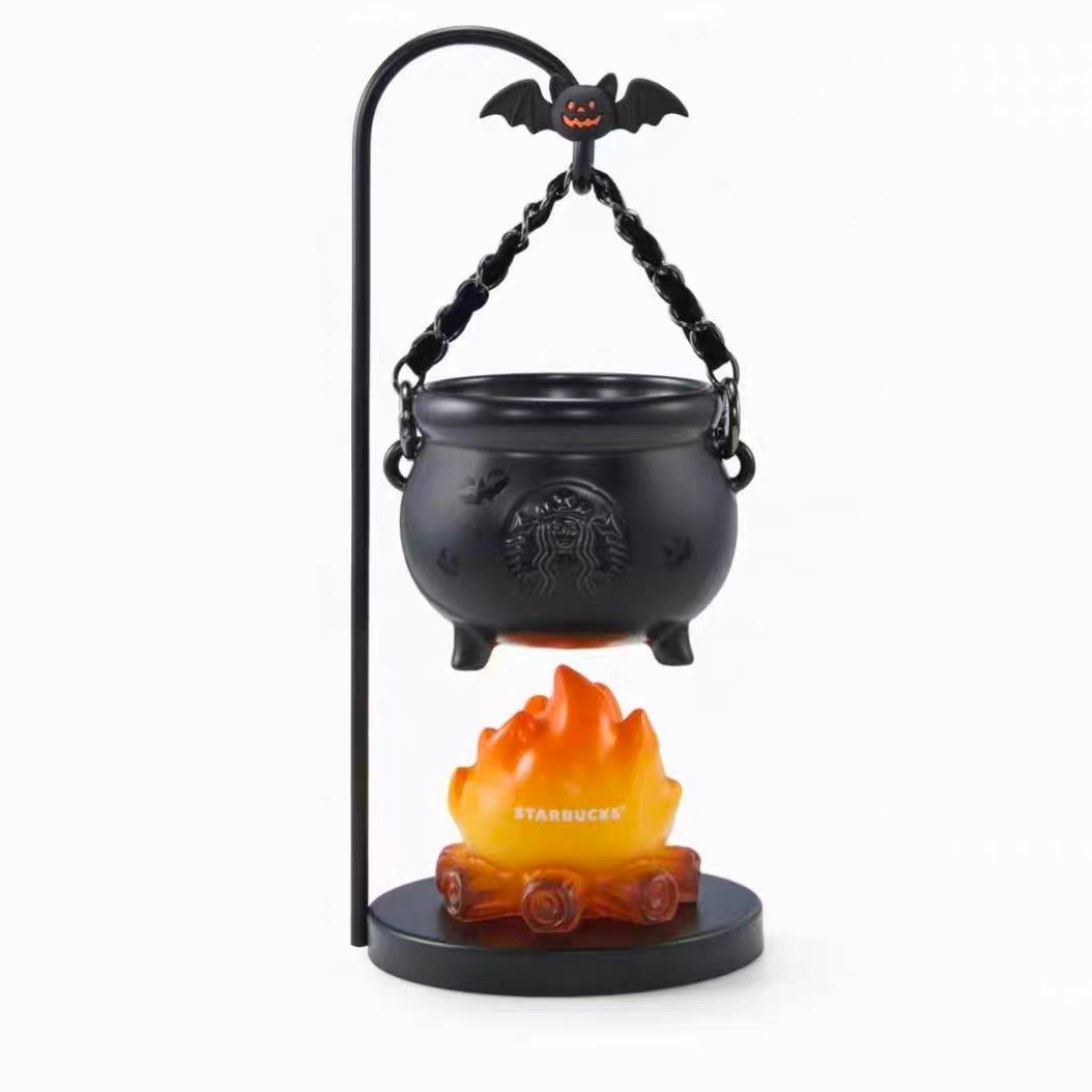 Starbucks x Stanley Halloween Magical Night Cauldron-Shaped Mug with Light Base