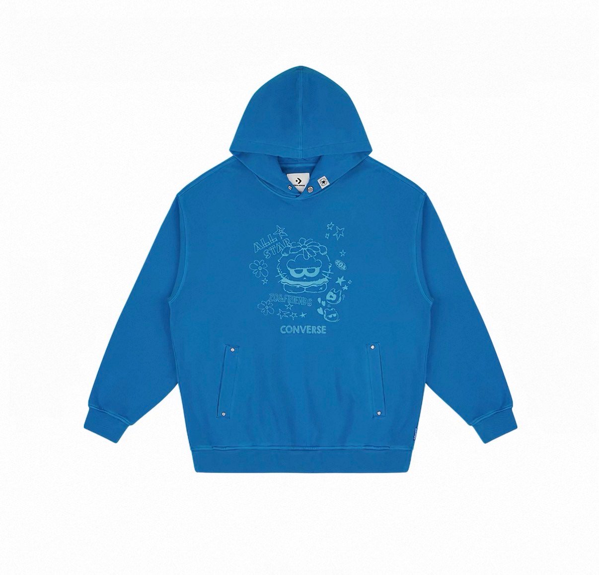 CONVERSE x ZO&FRIENDS Washed Crewneck Hoodie product image 2