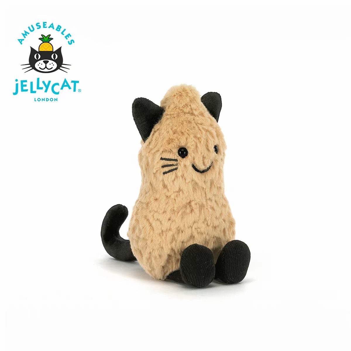 Jellycat Fun Peanuts Cat Plush Toy / Cuddly Toy – Halloween Edition