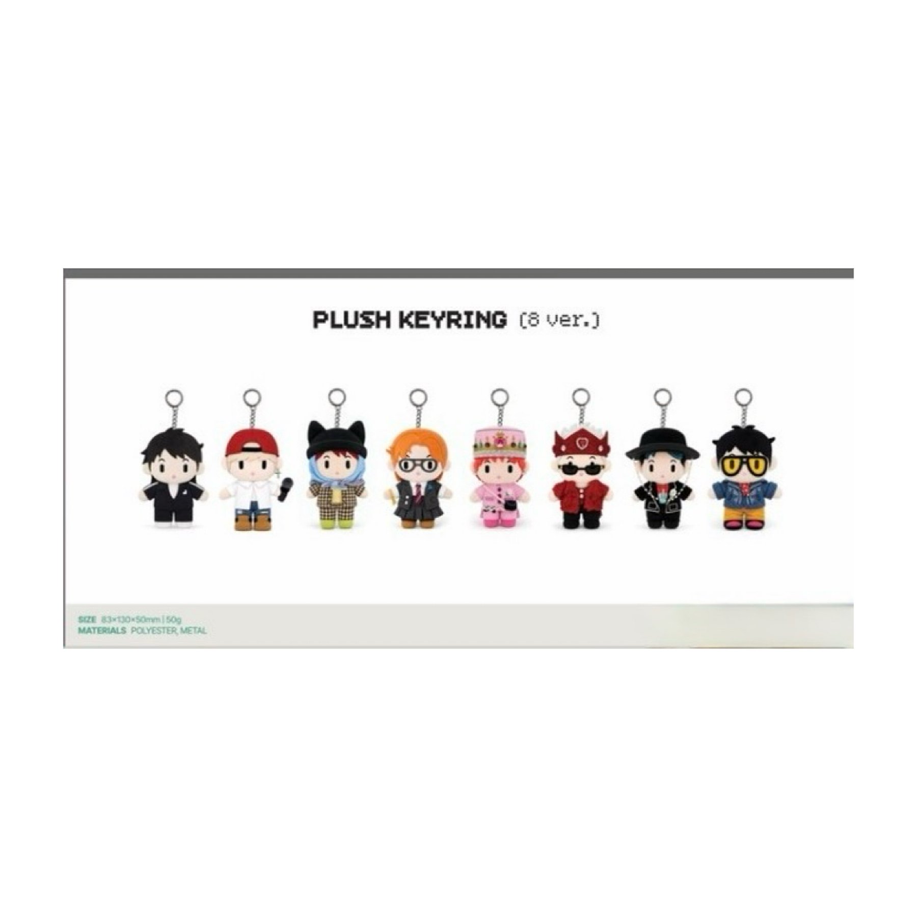 G-DRAGON x FAM PLUSH KEYRING