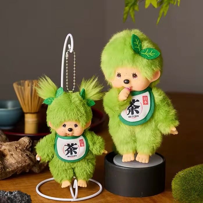Monchhichi Matcha-Themed Vinyl Plush Pendant