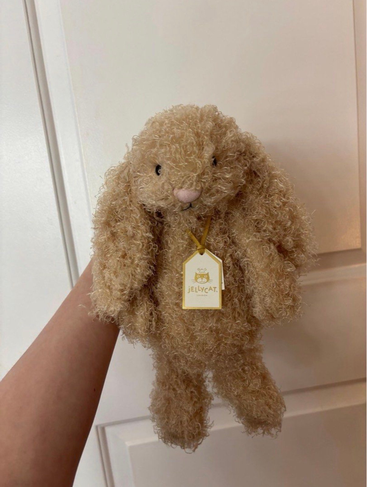 JELLYCAT BASHFUL LUXE CURLY BUNNY