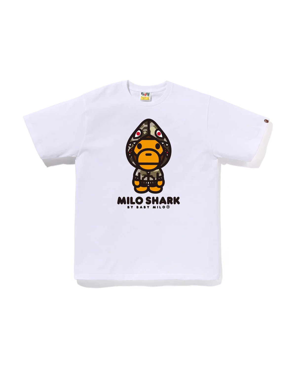 BAPE Color Camo Milo Shark FZH Tee product image 5