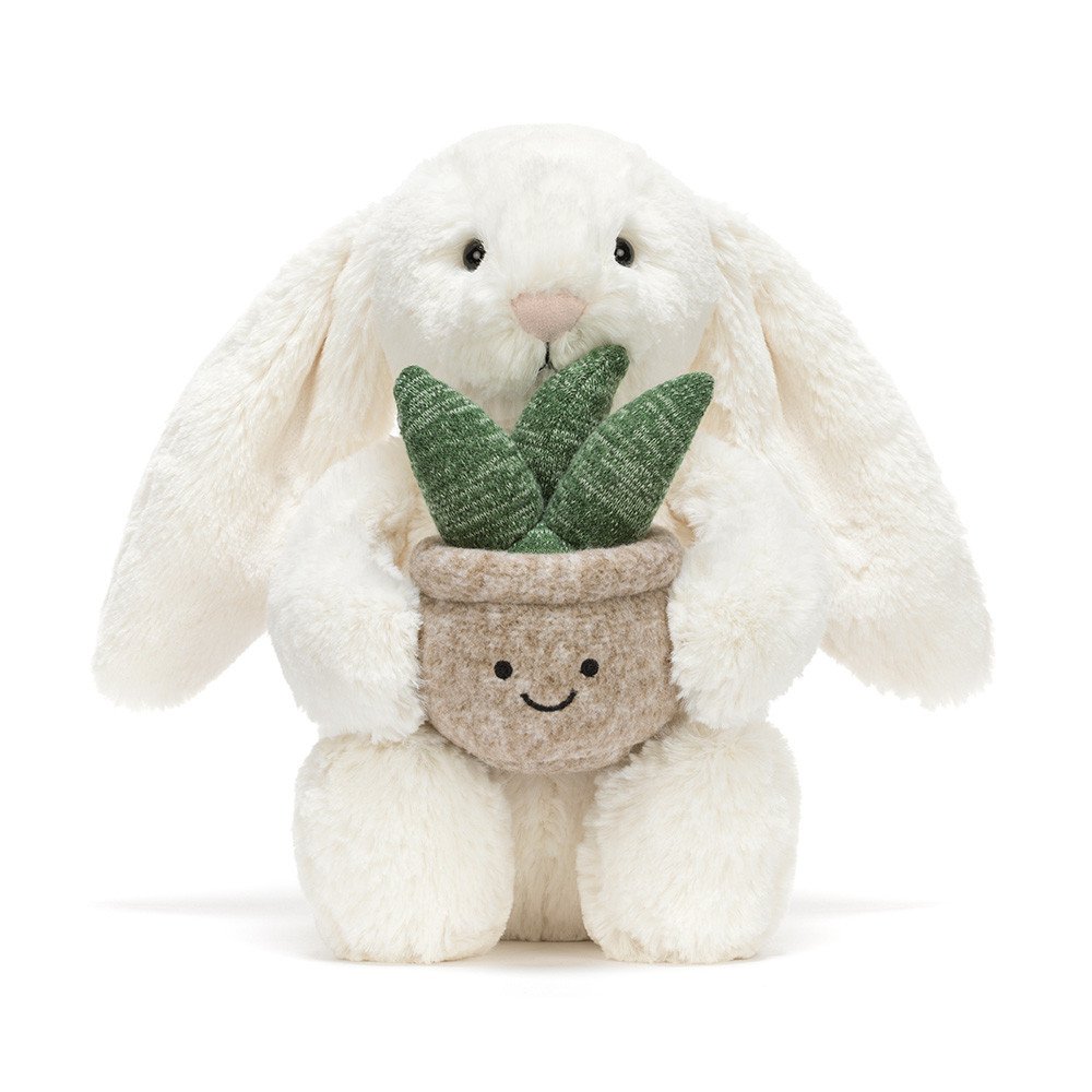 JELLYCAT BUNNY WITH PLANT