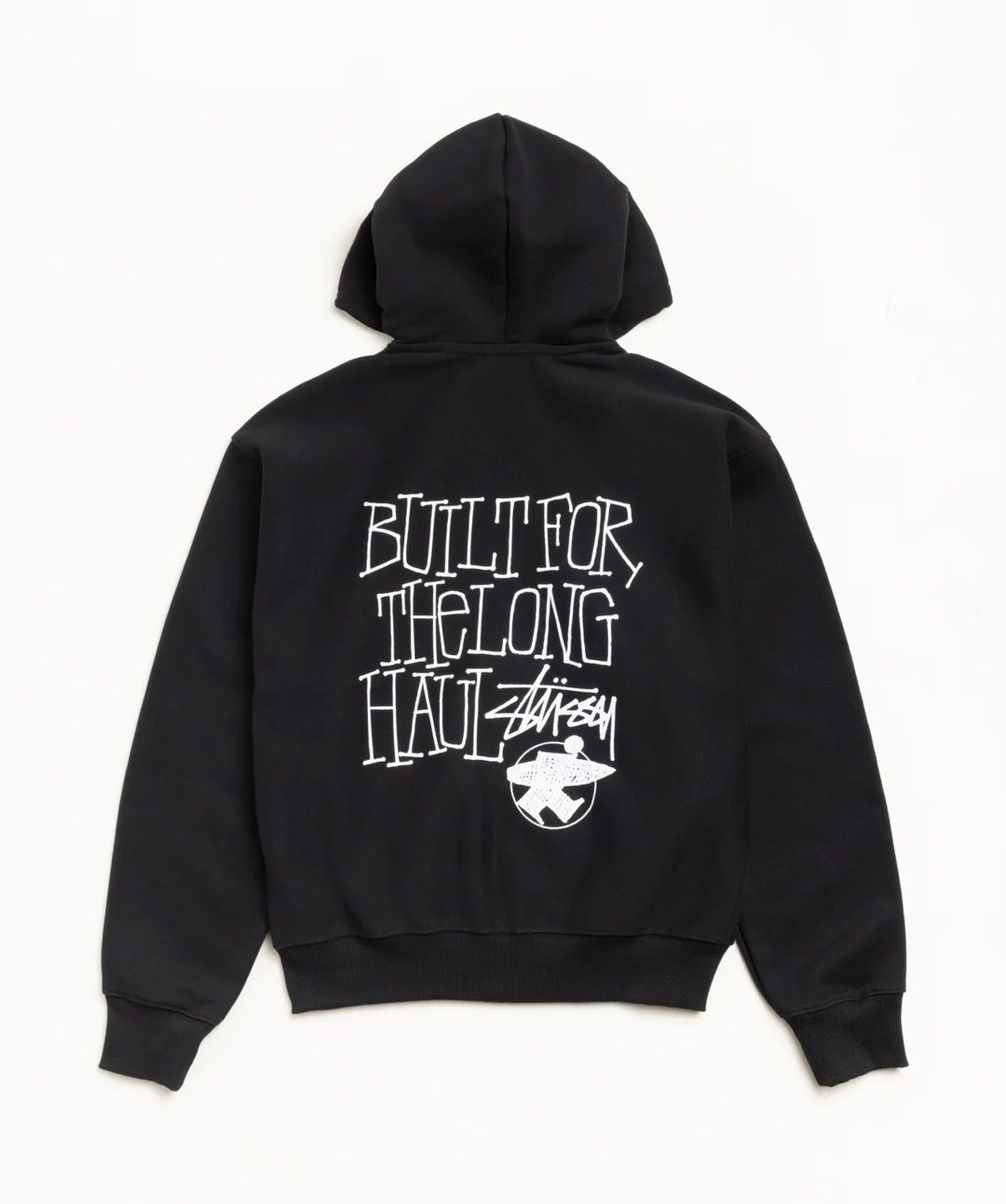 STUSSY LONG HAUL ZIP HOODIE