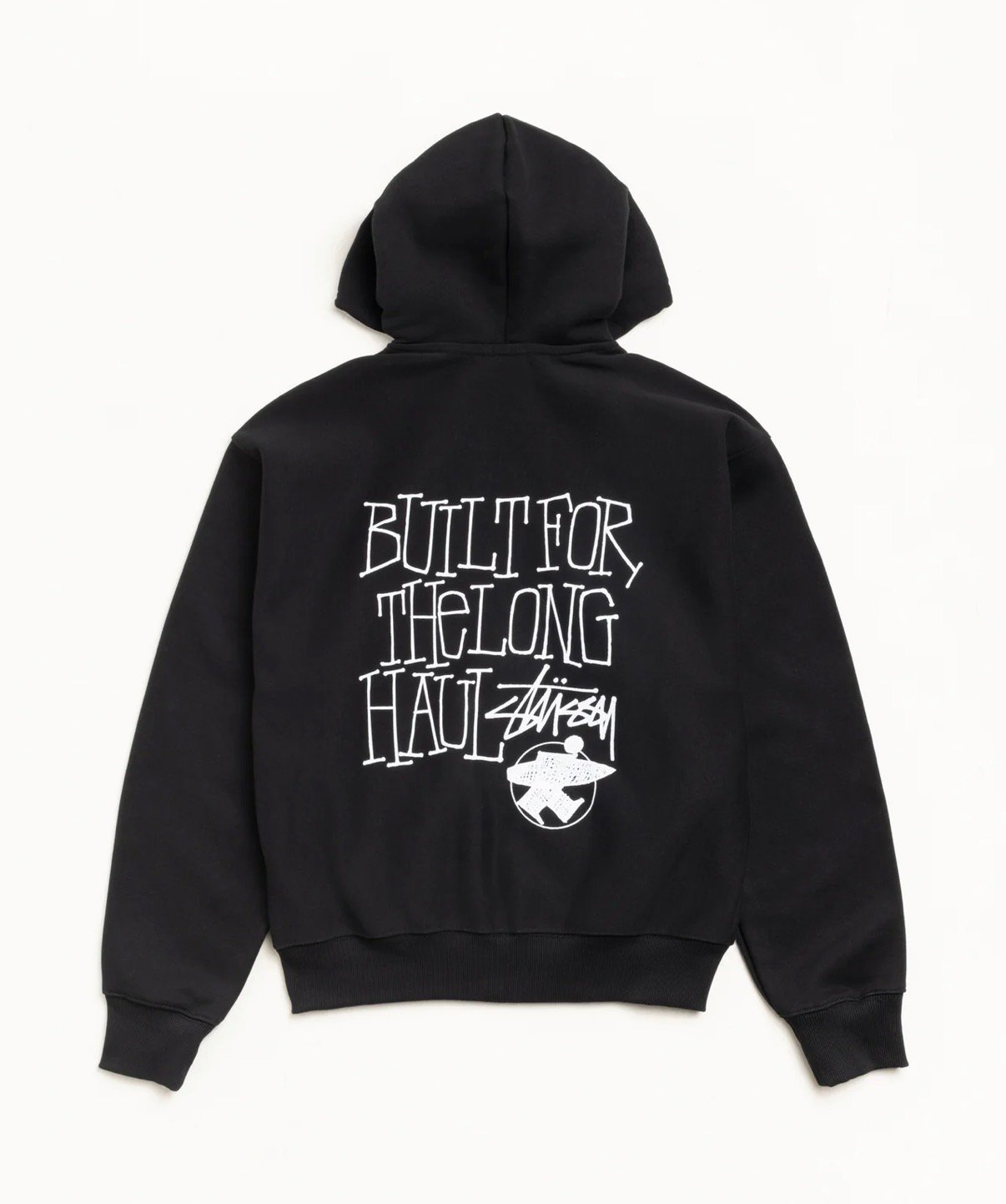 STUSSY LONG HAUL ZIP HOODIE