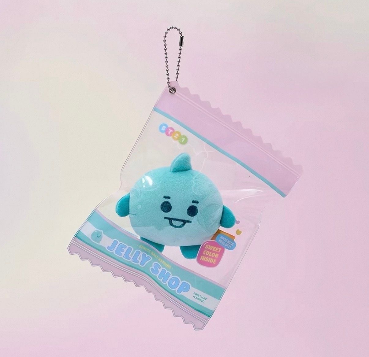 BTS BT21 Gummy Series Squeeze Plush Bag Charm Keychain product image 2