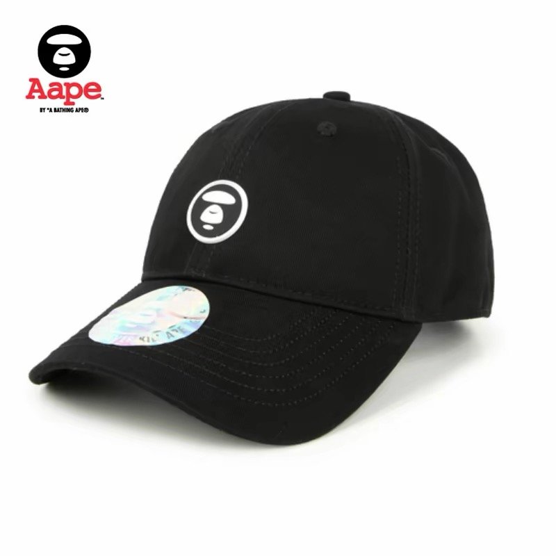 AAPE Ape Badge Letter Embroidered Classic Baseball Cap