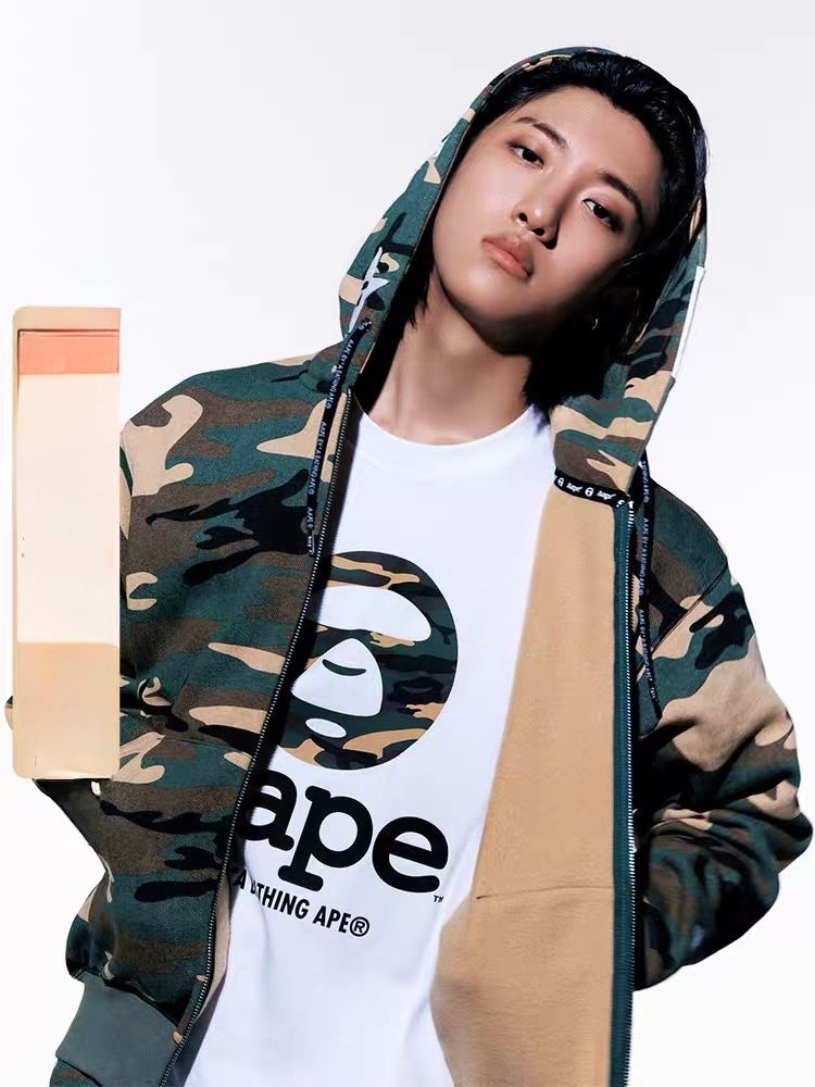 LNGSHOT Style Classic Camo Aape Long Sleeve T-Shirt  product image 5