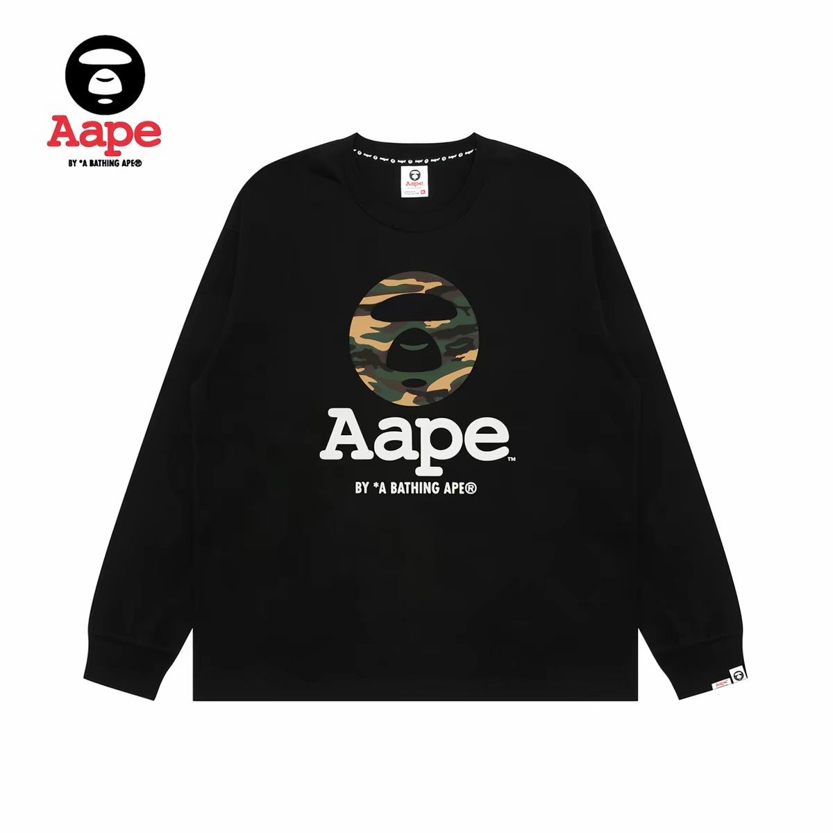LNGSHOT Style Classic Camo Aape Long Sleeve T-Shirt  product image 2