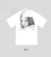 MINISO x JENNIE SHORT SLEEVE TEE (BLACK/WHITE) product image 1