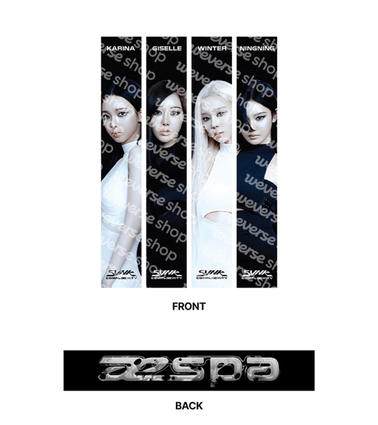 Aespa SYNK: Complaexity Slogan Set product image 1