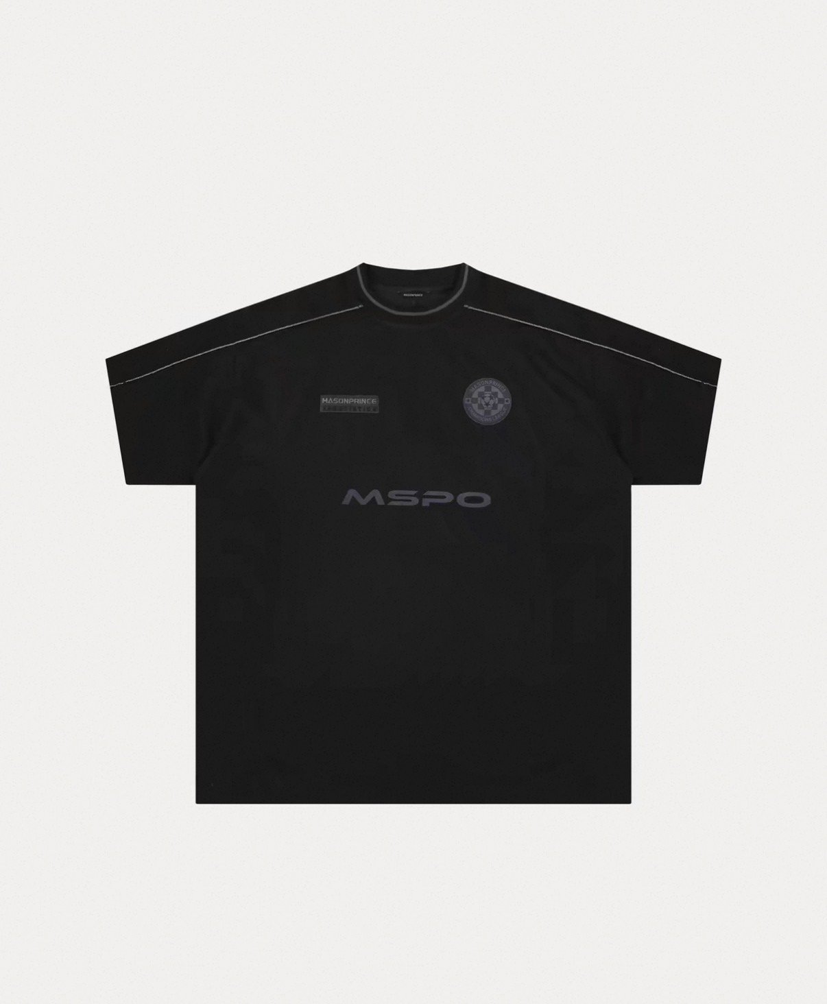 MASONPRINCE All Black Lightweight Deconstructed Team Jersey product image 1