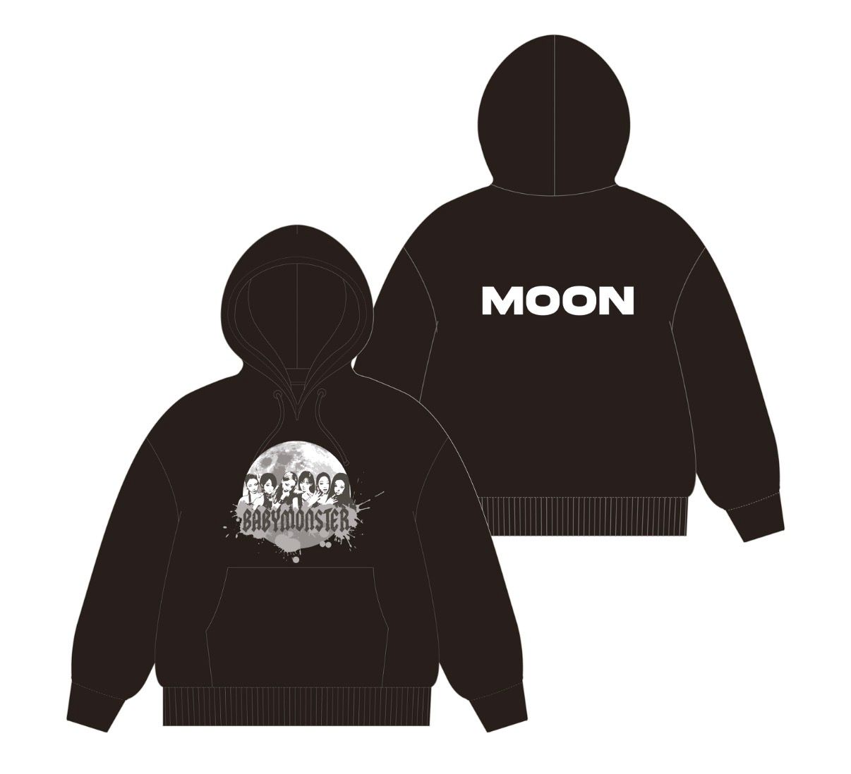 BABYMONSTER <MOON> HOODIE product image 1