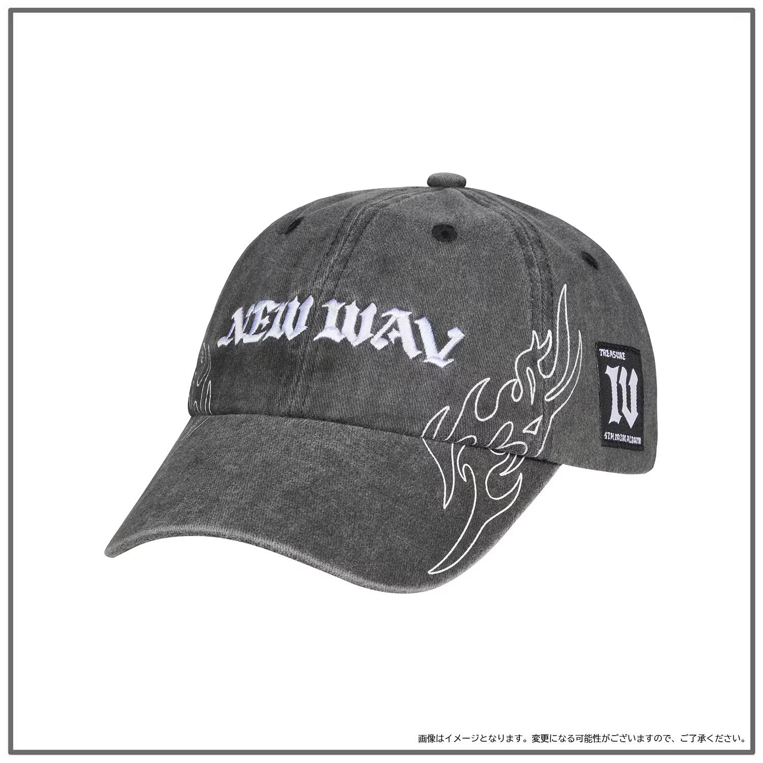 [NEW WAV] TREASURE CAP (BLACK/BLUE) product image 2
