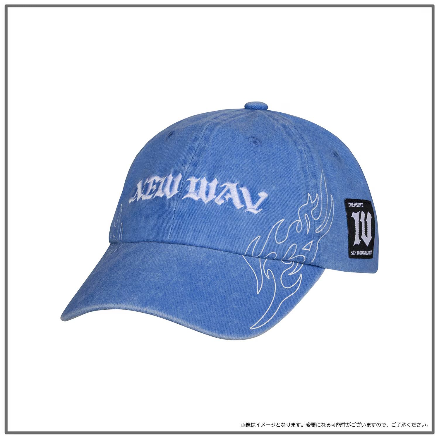 [NEW WAV] TREASURE CAP (BLACK/BLUE) product image 4