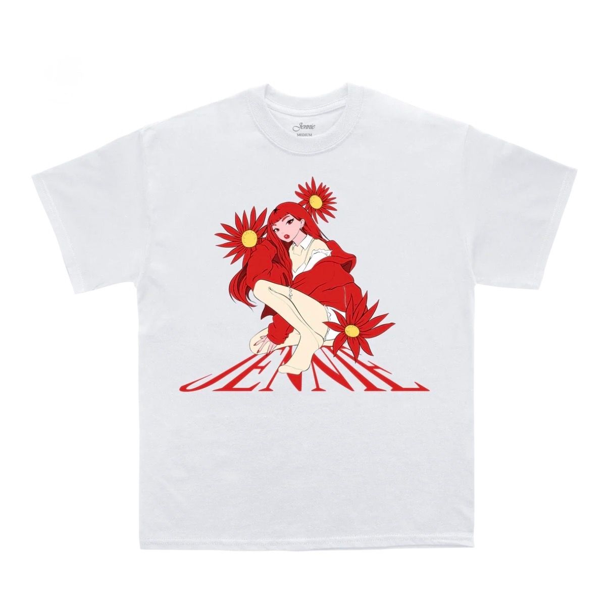 Back to School Anime White Tee