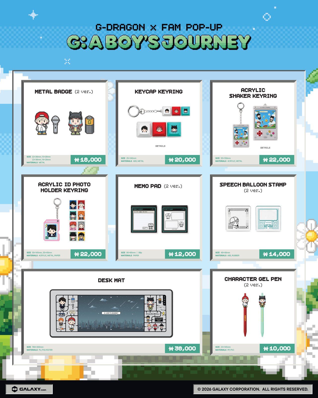 G-DRAGON x FAM POP-UP <G: A BOY’S JOURNEY> product image 3