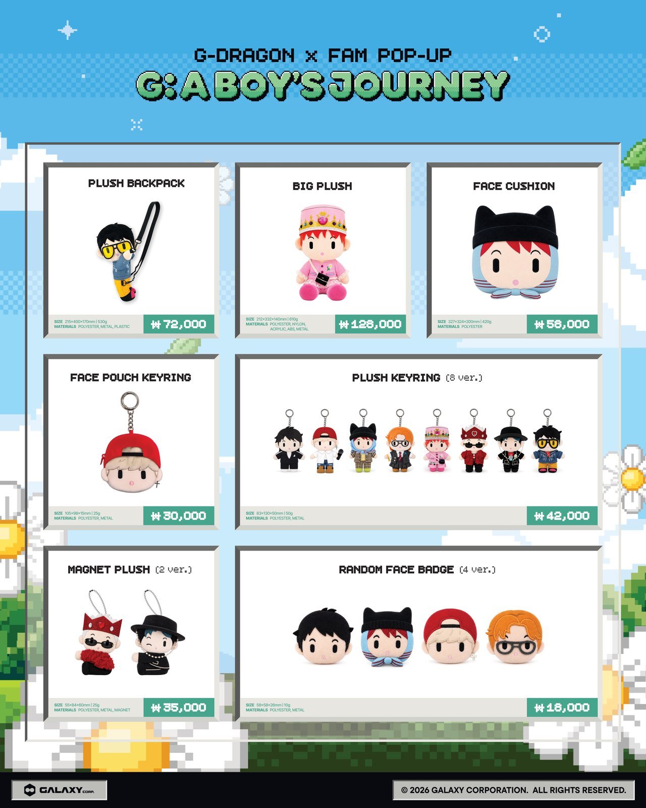 G-DRAGON x FAM POP-UP <G: A BOY’S JOURNEY> product image 1
