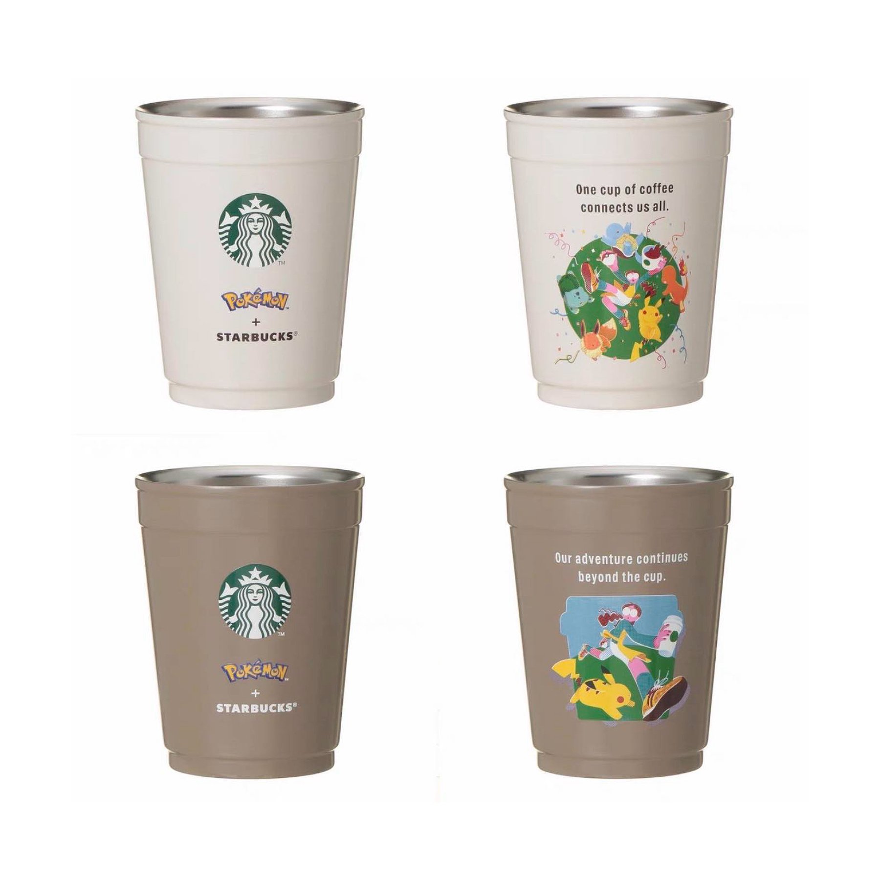 Pokemon x Starbucks 2WAY SS Cup