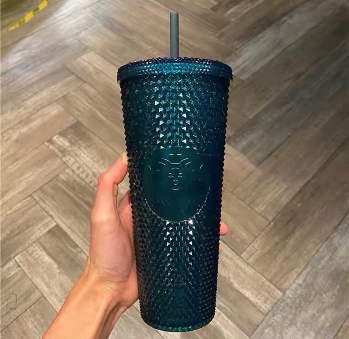 Starbucks 2023 Blue Chrome Studded Venti (24oz) Tumbler product image 1